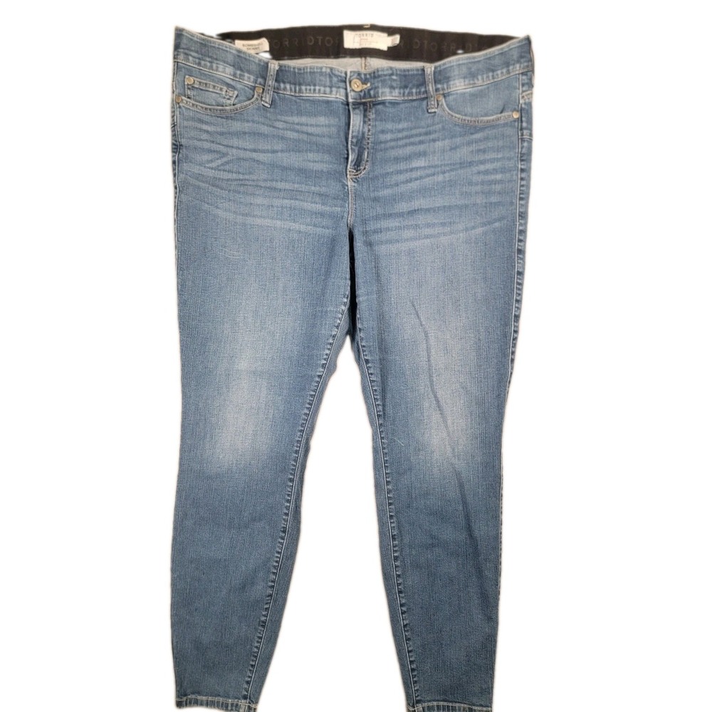 Torrid Jeans Womens 22T Bombshell Skinny High Rise Elastic Waist Tall Denim 22